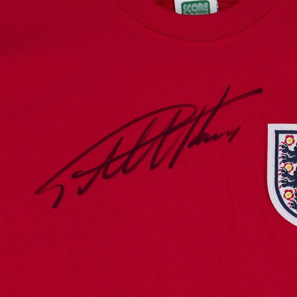 Sir Geoff Hurst England National Team Autographed 1966 Score Draw Jersey - Icons on sale