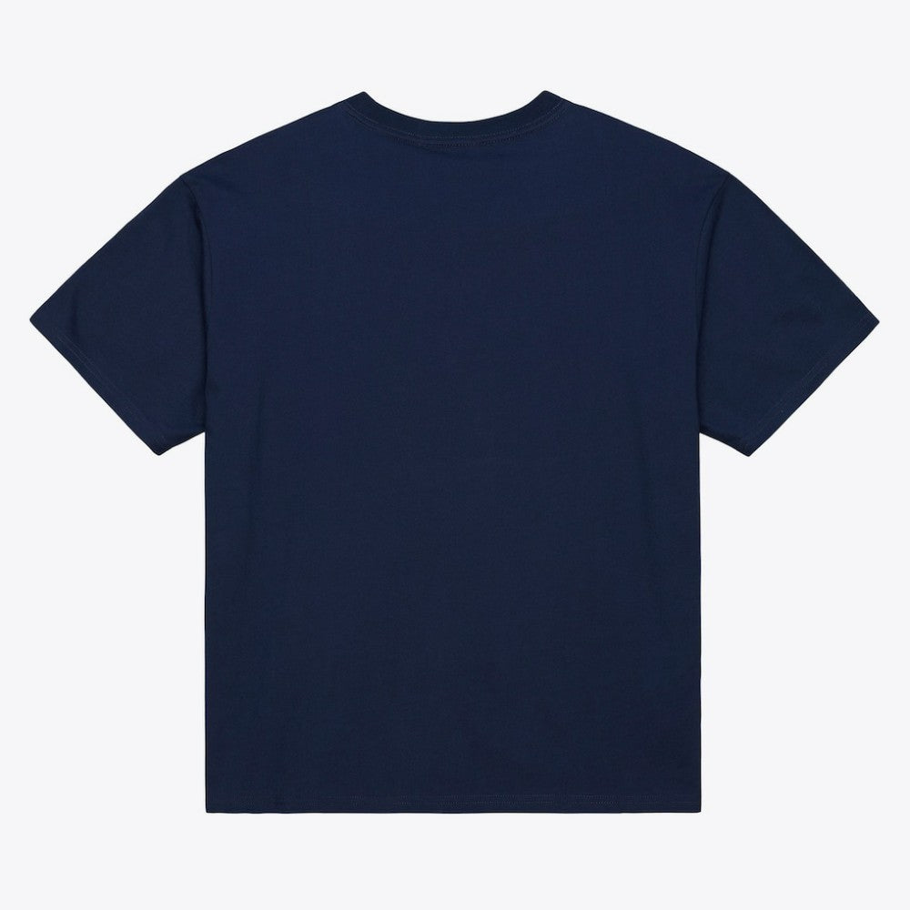 Seattle Mariners Script Sweep Arch T-Shirt - Navy | Mitchell & Ness