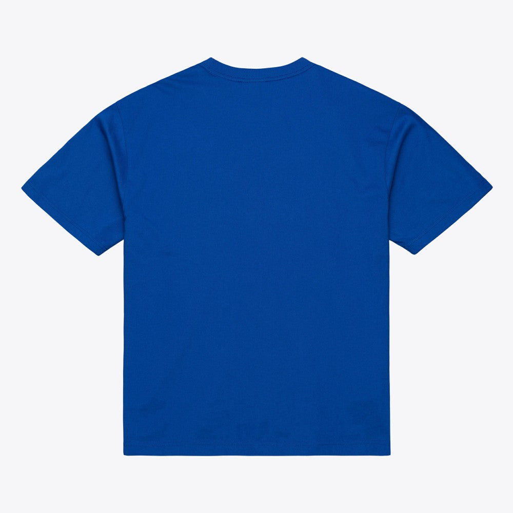 Milwaukee Brewers Script Sweep Arch T-Shirt - Royal | Mitchell & Ness
