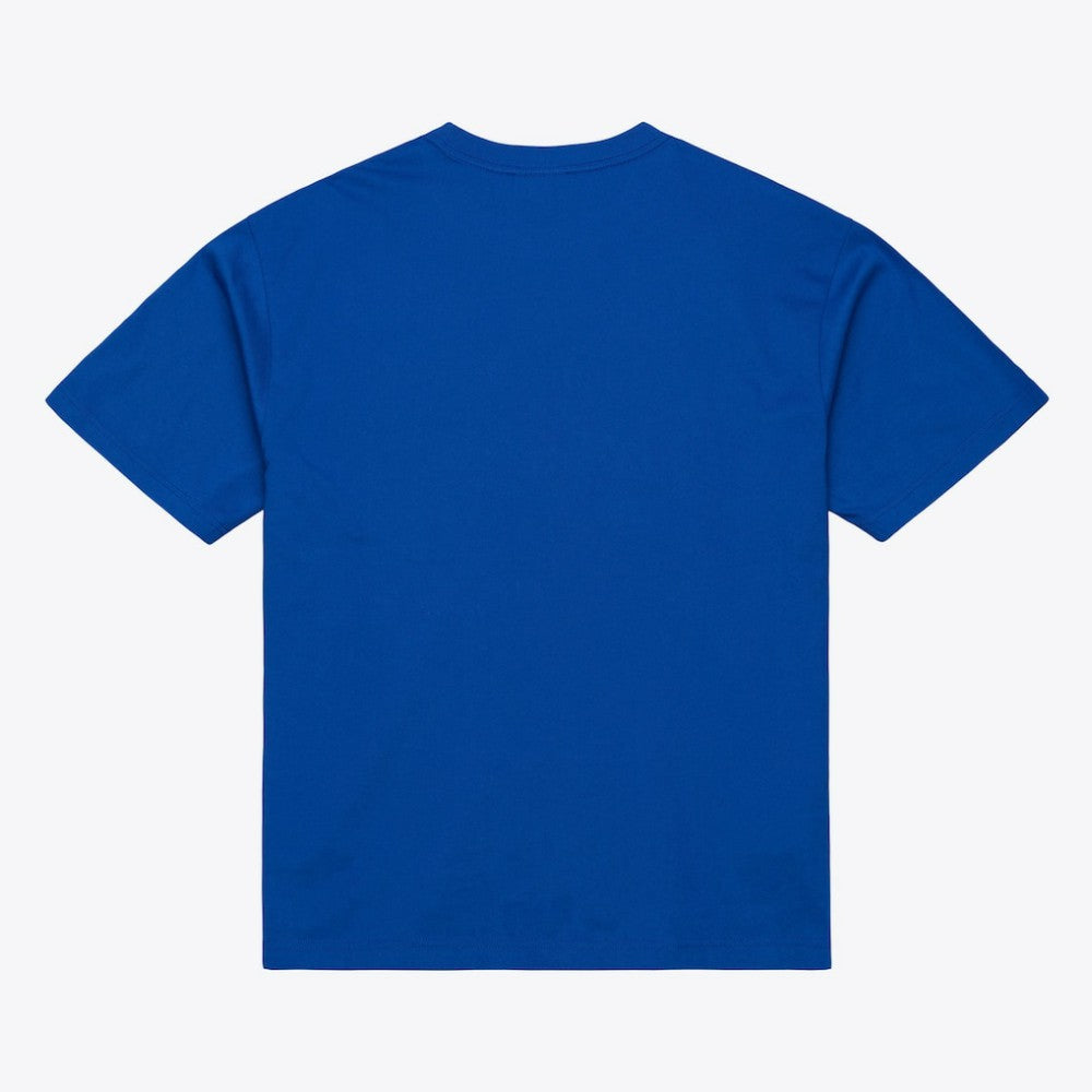 Atlanta Braves Script Sweep Arch T-Shirt - Royal | Mitchell & Ness