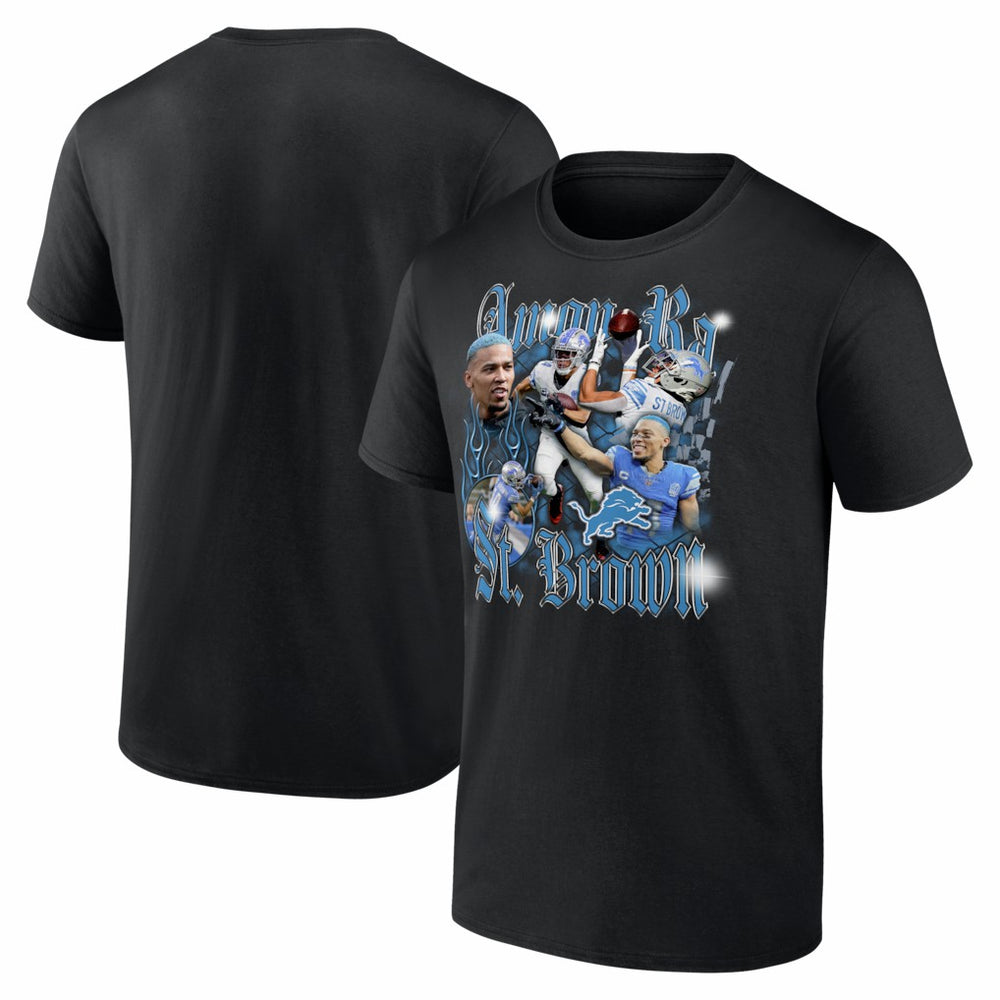 Amon-Ra St. Brown Detroit Lions Notorious T-Shirt - Black cheap