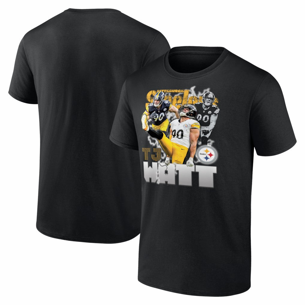 T.J. Watt Pittsburgh Steelers Notorious T-Shirt - Black for sale