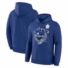 Auston Matthews Toronto Maple Leafs Most Goals in Franchise History Hoodie Blue