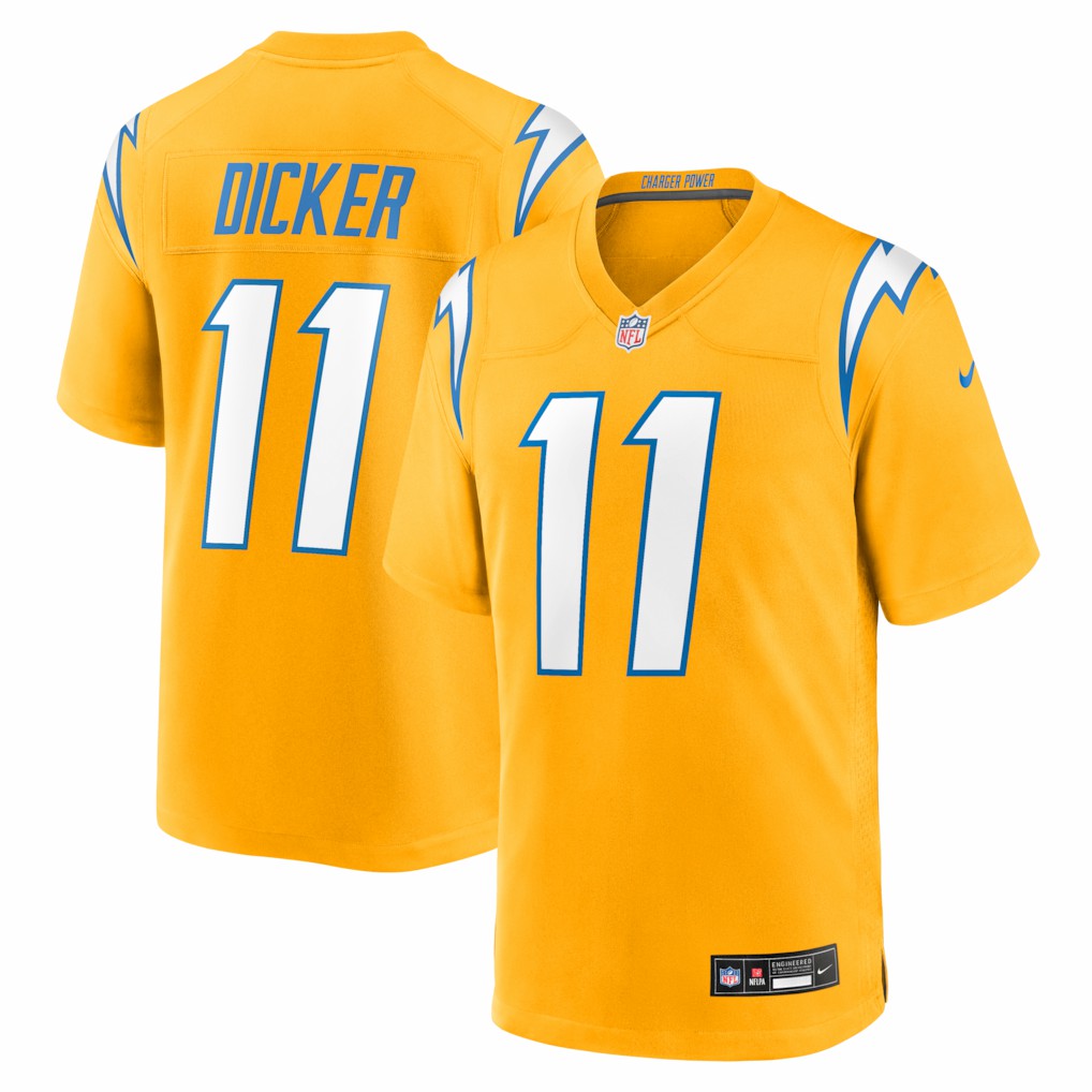 Cameron Dicker Los Angeles Chargers Alternate Game Jersey - Gold | Nike on sale