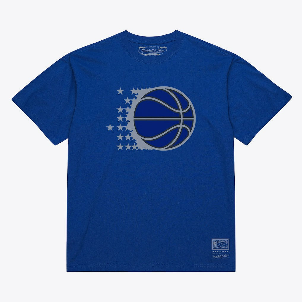 Orlando Magic Unisex Hardwood Classics Arch T-Shirt - Royal | Mitchell & Ness sale