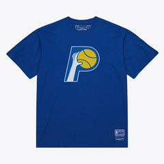 Indiana Pacers Unisex Hardwood Classics Arch T-Shirt - Royal | Mitchell & Ness sale