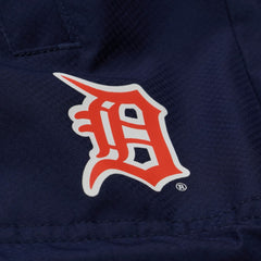 Detroit Tigers Full-Snap Hooded Coaches Jacket - Navy | Mitchell & Ness
