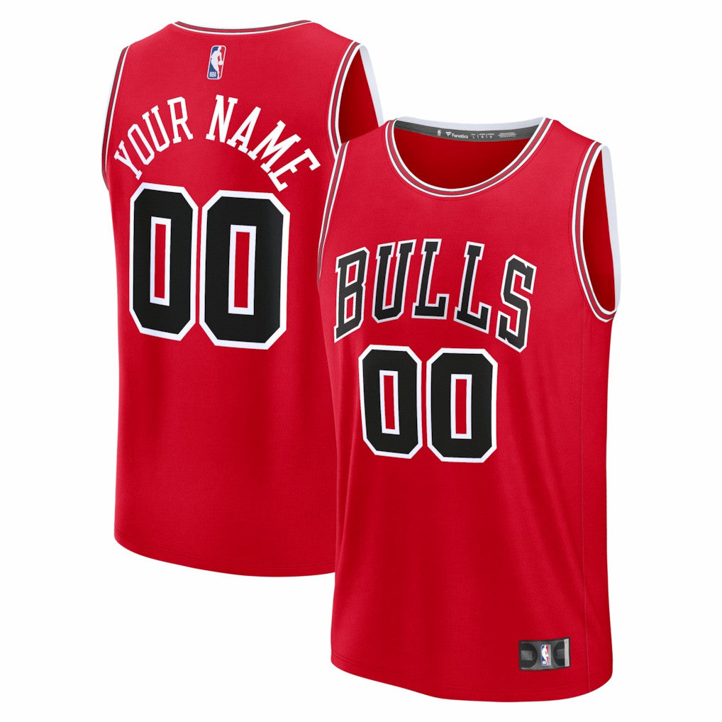 Chicago Bulls Youth Fastbreak Custom Jersey sale - Icon Editi- Red | Fanatics online