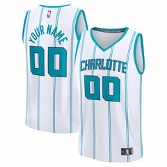 Charlotte Hornets Fastbreak Custom Jersey - Association Edition - White | Fanatics for sale