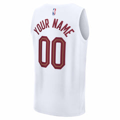 Cleveland Cavaliers Fastbreak Custom Jersey sale - Association Editi- White | Fanatics outlet