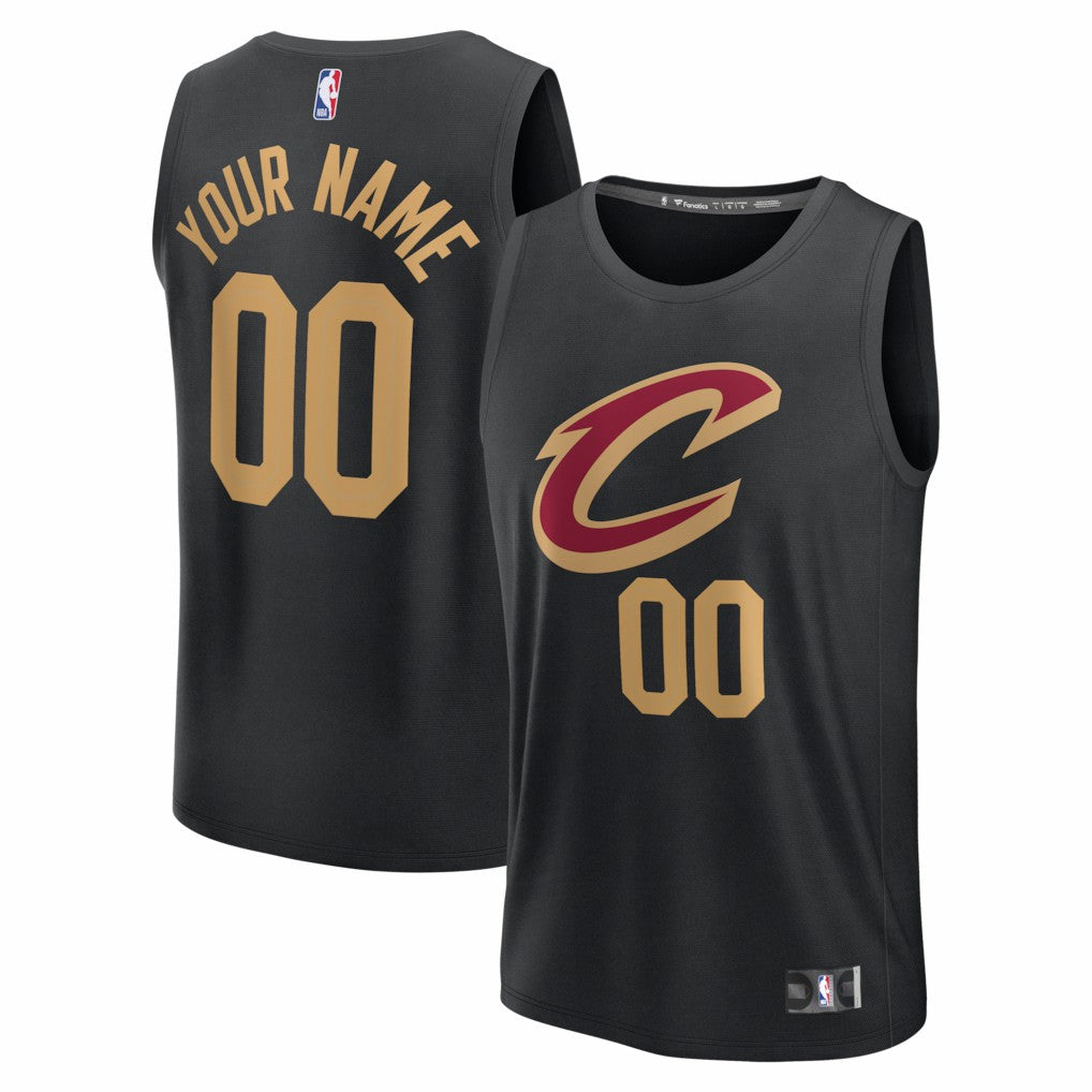 Cleveland Cavaliers Fastbreak Custom Jersey sale - Statement Editi- Black | Fanatics online