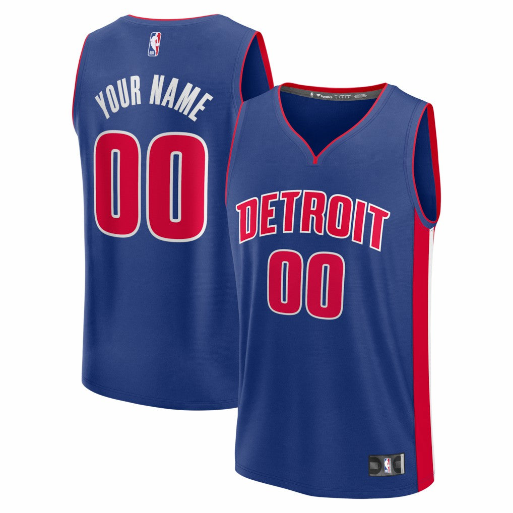 Detroit Pistons Youth Fastbreak Custom Jersey sale - Icon Editi- Blue | Fanatics shop