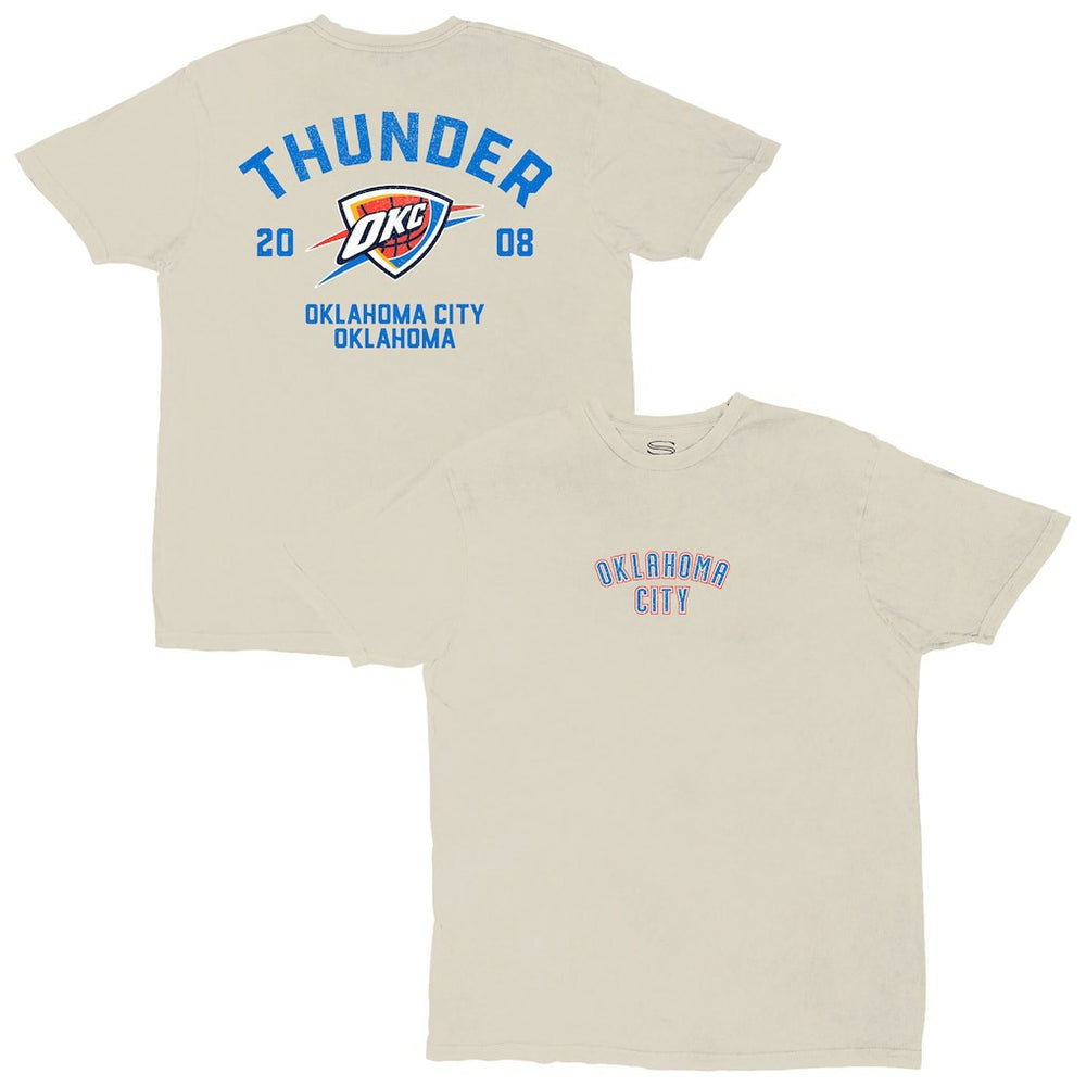 Oklahoma City Thunder Stadium Essentials Unisex Get Back Vintage T-Shirt - White outlet