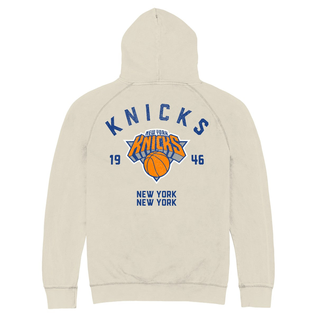 New York Knicks Stadium Essentials Unisex Get Back Vintage Raglan Hoodie - White sale