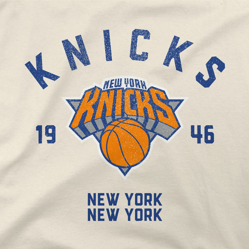 New York Knicks Stadium Essentials Unisex Get Back Vintage Raglan Hoodie - White sale