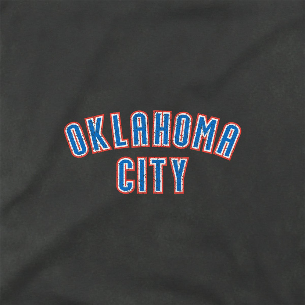 Oklahoma City Thunder Stadium Essentials Unisex Get Back Vintage Raglan Hoodie - Black outlet