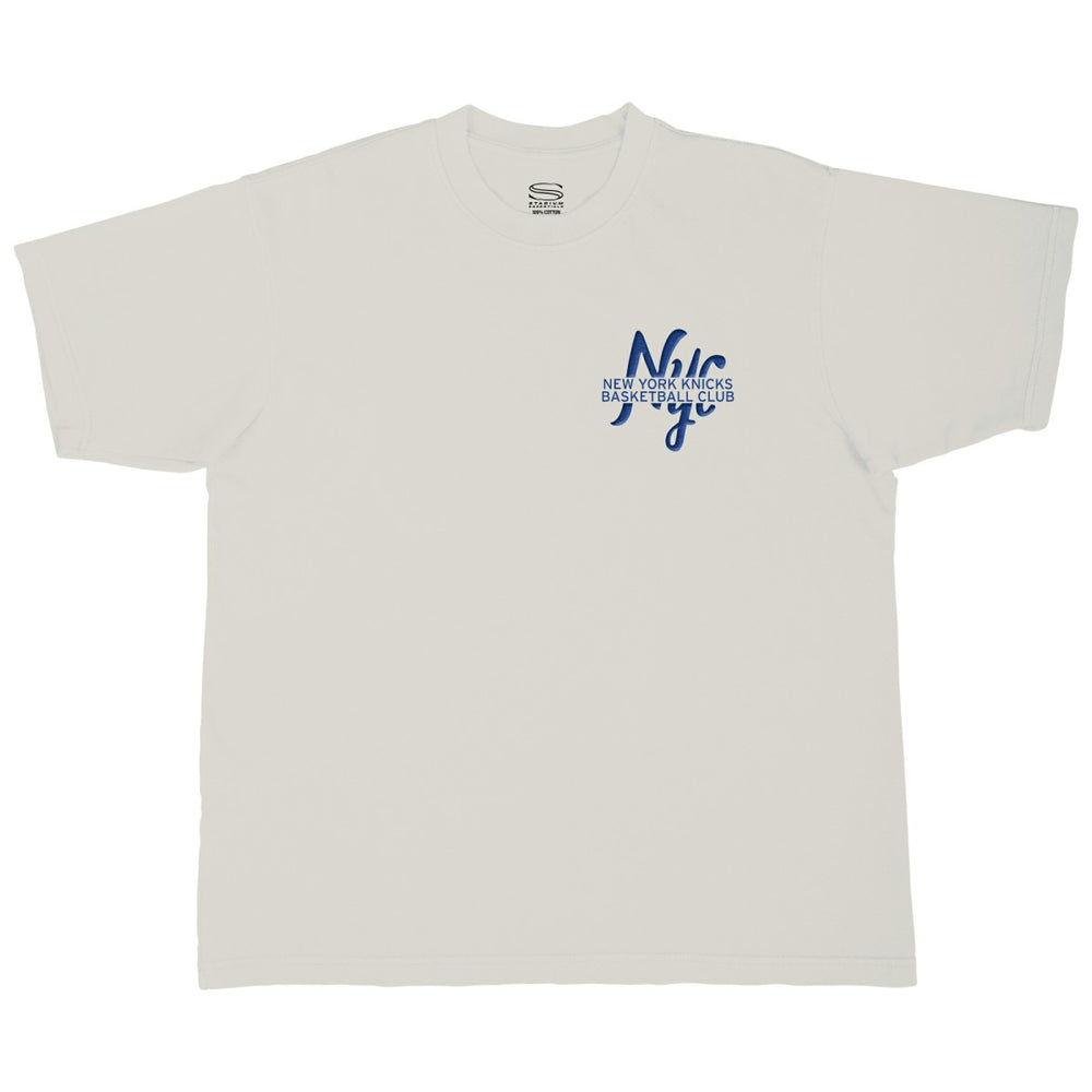 New York Knicks Stadium Essentials Unisex Local Barfly Urban T-Shirt - Cream for sale