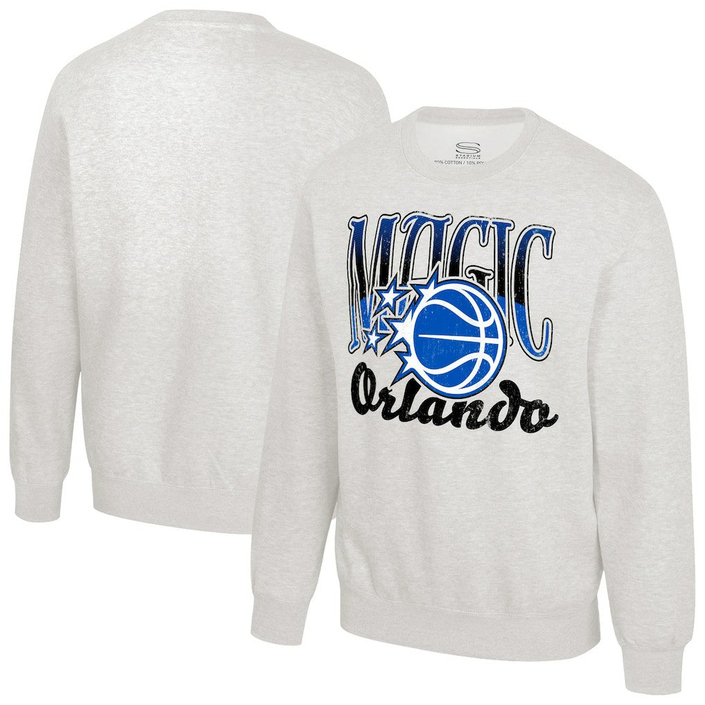 Orlando Magic Stadium Essentials Unisex Sky High Fleece Sweatshirt - Oatmeal sale