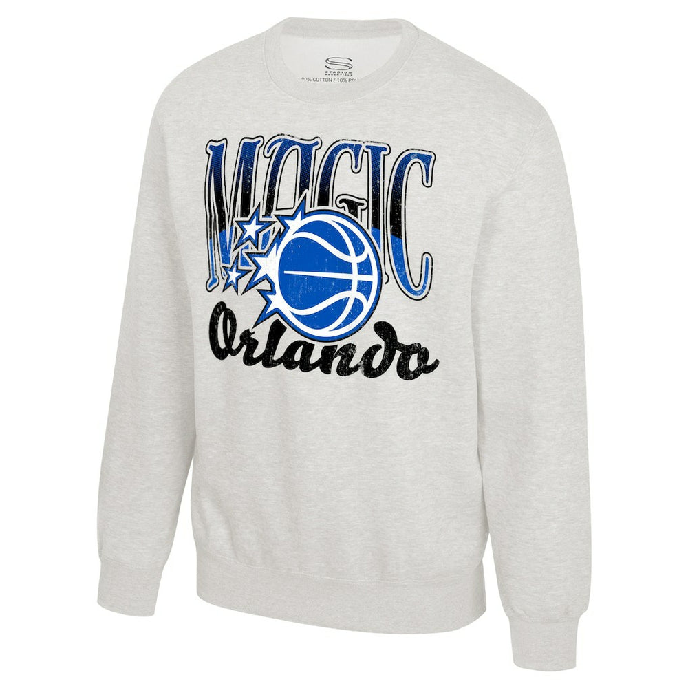 Orlando Magic Stadium Essentials Unisex Sky High Fleece Sweatshirt - Oatmeal sale