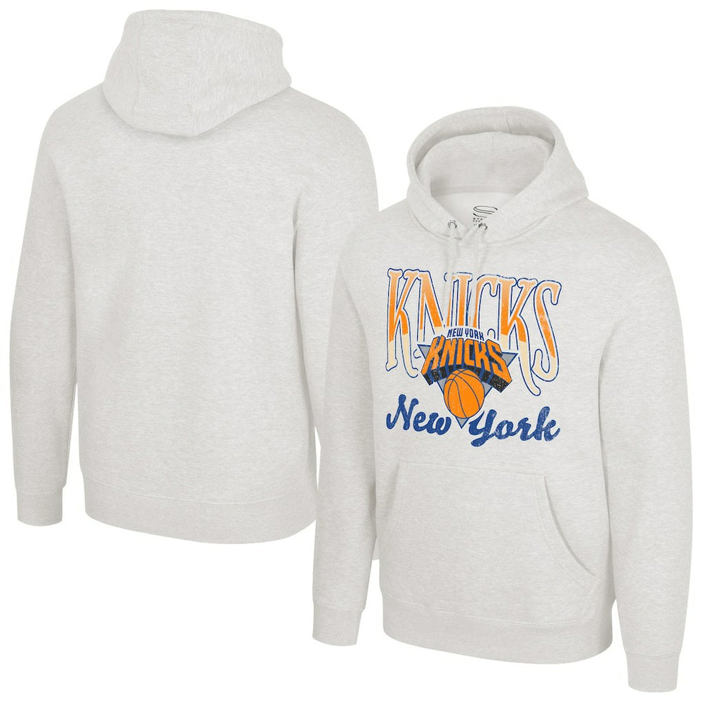 New York Knicks Stadium Essentials Unisex Sky High Hoodie - Oatmeal for sale