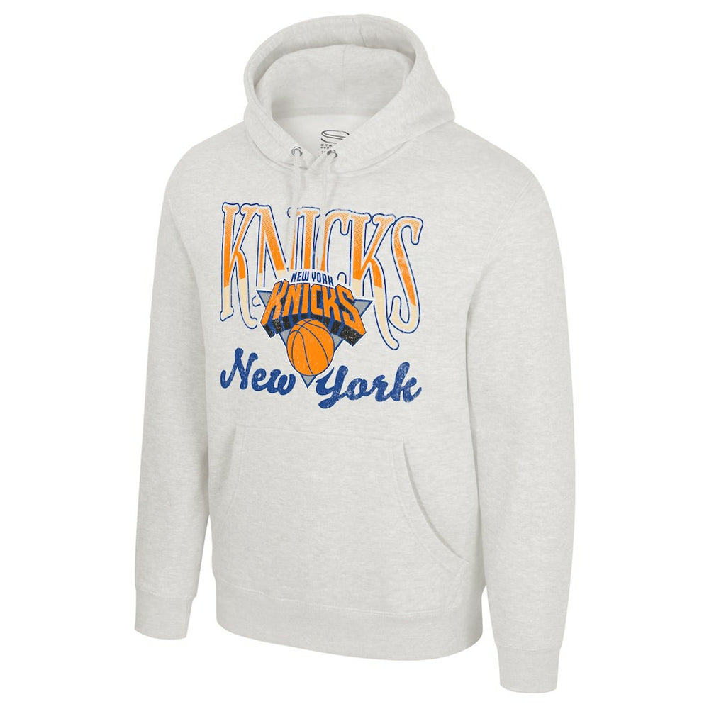New York Knicks Stadium Essentials Unisex Sky High Hoodie - Oatmeal for sale