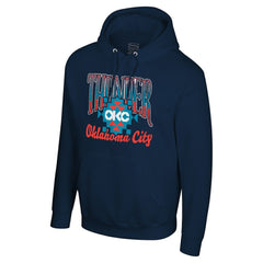 Oklahoma City Thunder Stadium Essentials Unisex Sky High Hoodie - Navy shop