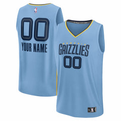 Memphis Grizzlies Youth Fastbreak Custom Jersey - Statement Edition - Light Blue | Fanatics outlet