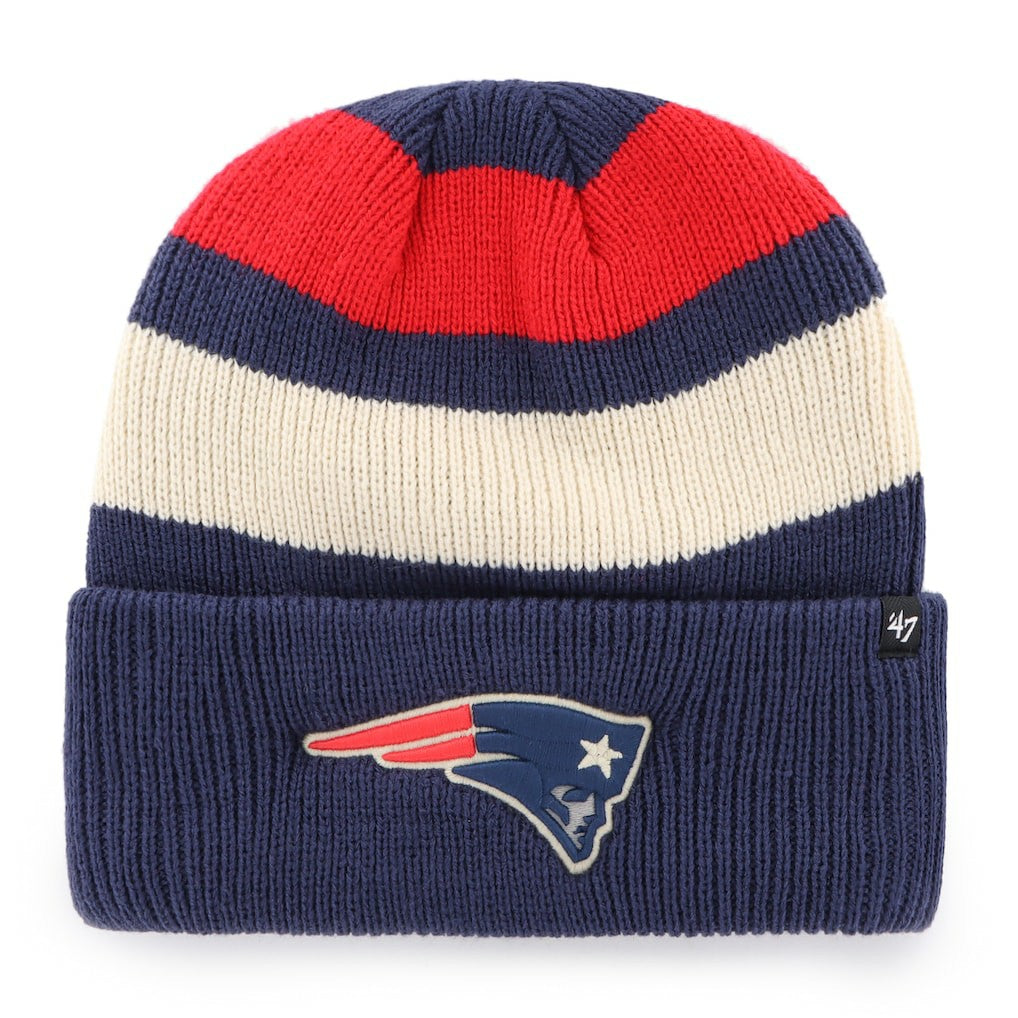 New England Patriots '47 Clubhouse Jennings Cuffed Knit Hat - Navy for sale