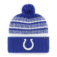 Indianapolis Colts '47 Tavern Cuffed Knit Hat with Pom - Royal/White cheap