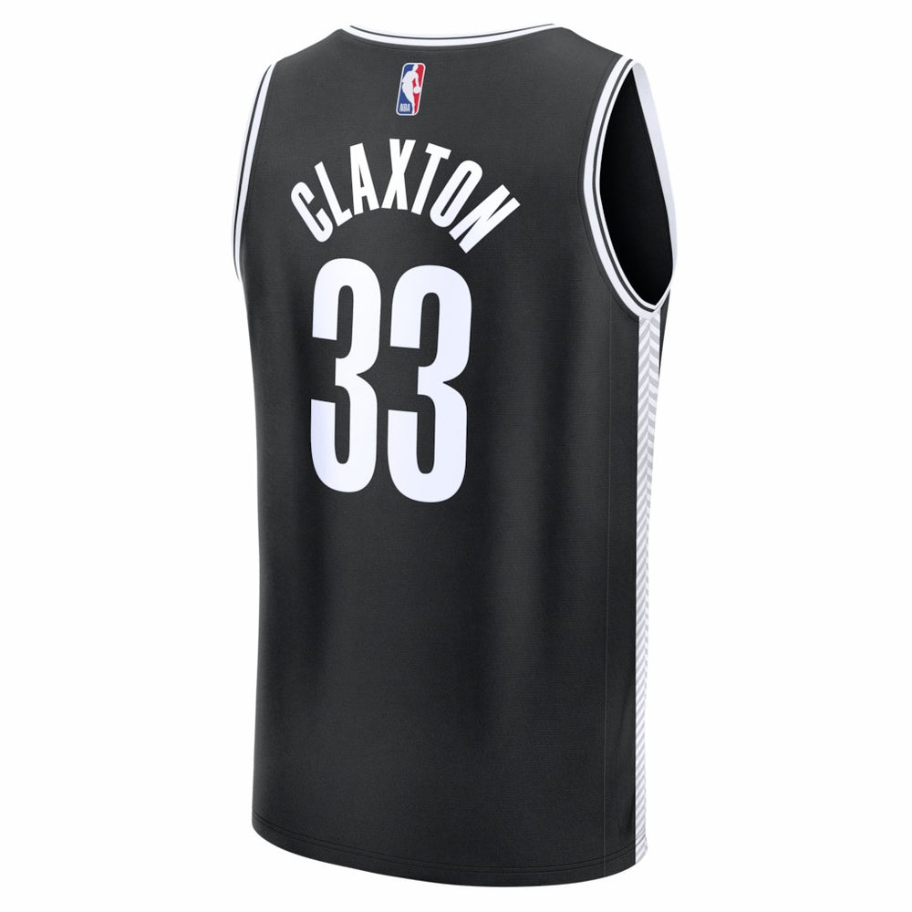 Nic Claxton Brooklyn Nets Fast Break Replica Jersey - Black - Icon Edition | Fanatics for sale