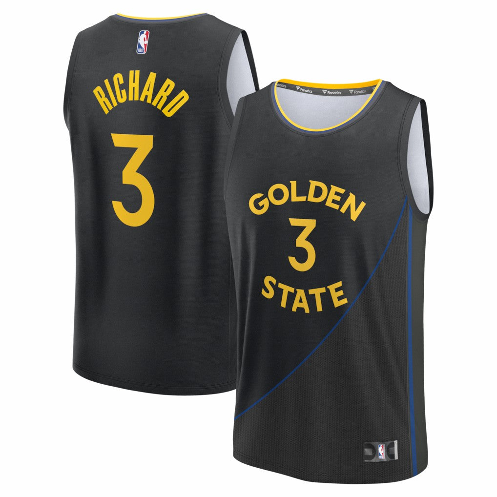 Will Richard Golden State Warriors Fast Break Replica Player Jersey sale - Statement Editi- Black | Fanatics on sale