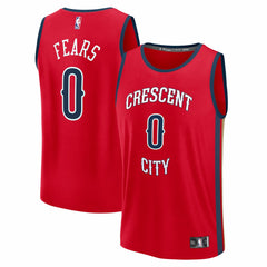 Jeremiah Fears New Orleans Pelicans Fast Break Replica Player Jersey - Statement Edition - Red | Fanatics outlet