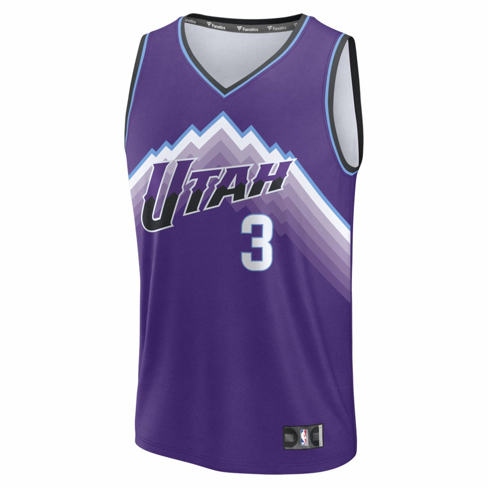 Keyonte George Utah Jazz Fast Break Replica Jersey - Purple - Icon Edition | Fanatics discount