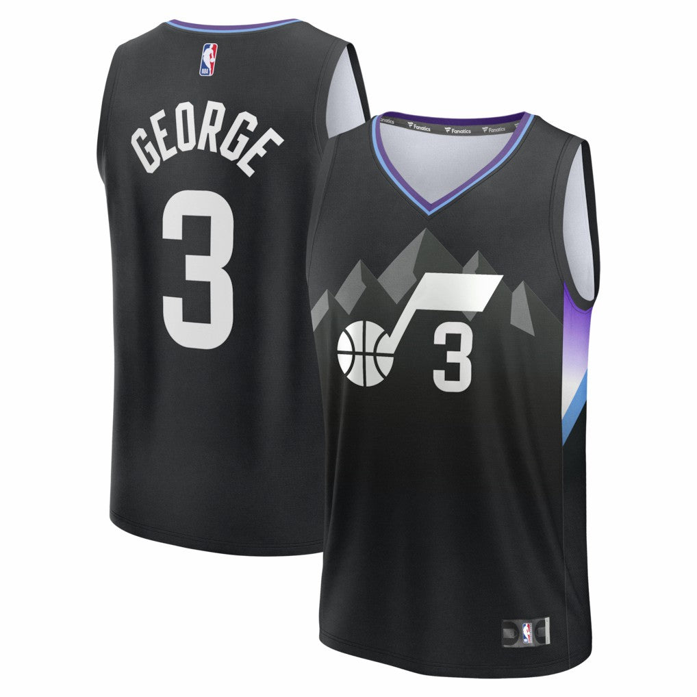 Keyonte George Utah Jazz Fast Break Replica Jersey - Statement Edition - Black | Fanatics outlet