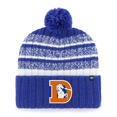 Denver Broncos '47 Tavern Cuffed Knit Hat with Pom - Royal outlet