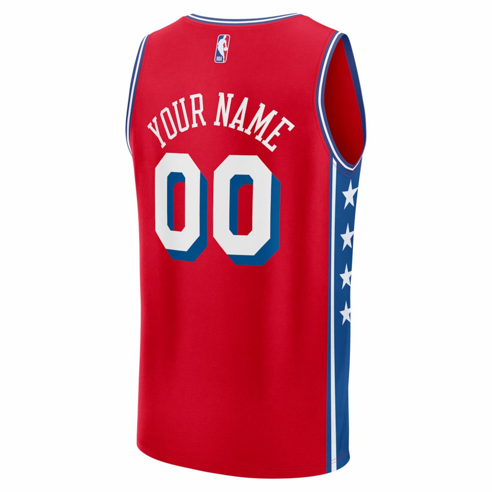Philadelphia 76ers Fastbreak Custom Jersey - Statement Edition - Red | Fanatics cheap