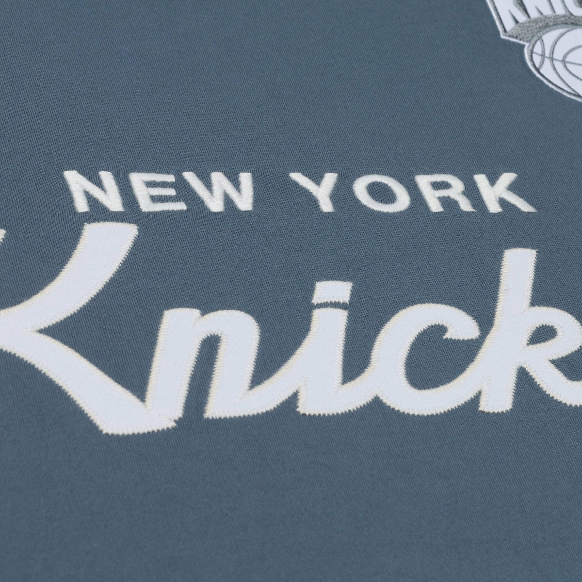 New York Knicks Thunderstorm T-Shirt - Blue | Mitchell & Ness sale