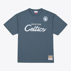 Boston Celtics Thunderstorm T-Shirt - Blue | Mitchell & Ness sale