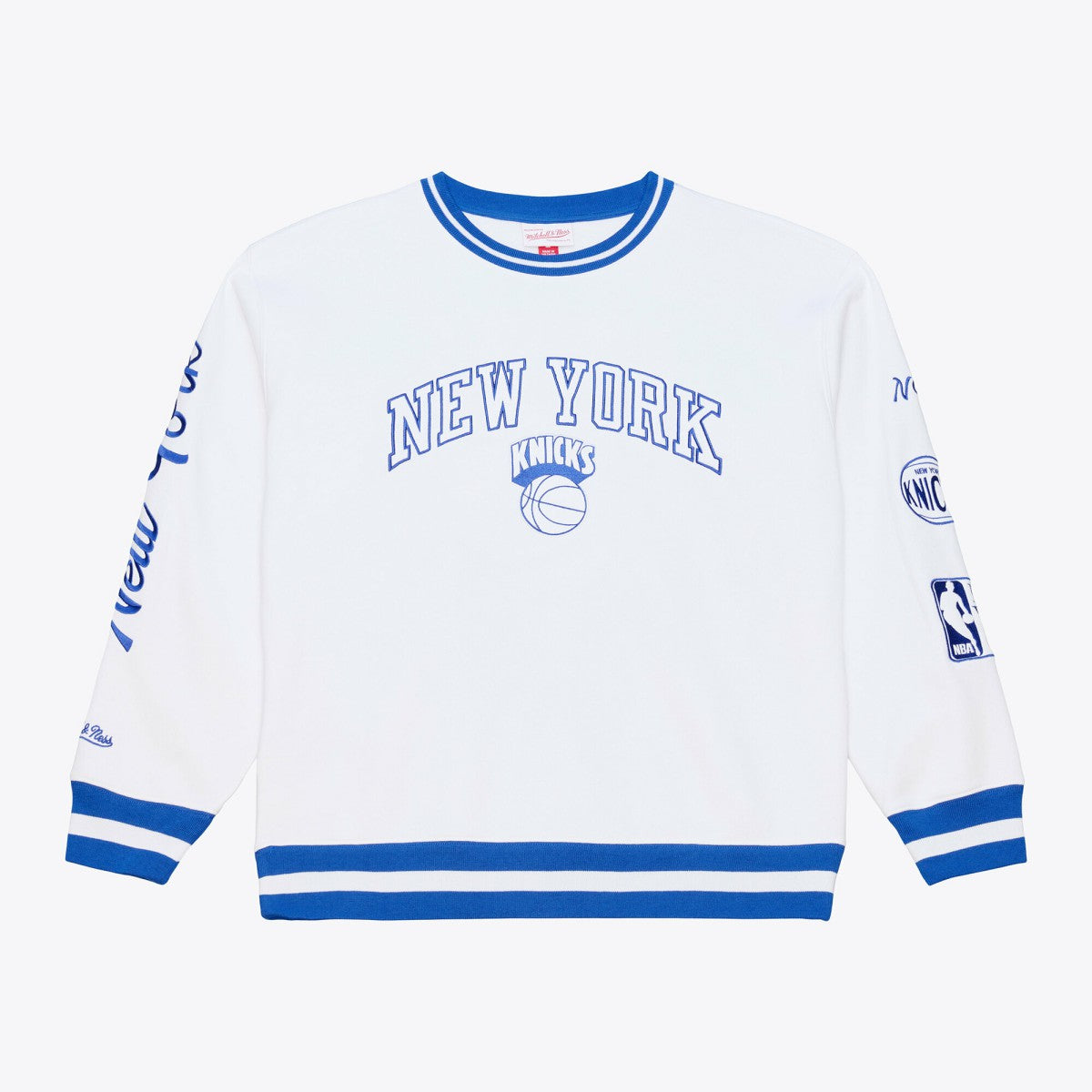 New York Knicks Arctic Fleece Sweatshirt - White | Mitchell & Ness outlet