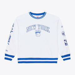 New York Knicks Arctic Fleece Sweatshirt - White | Mitchell & Ness outlet