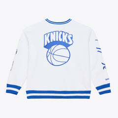 New York Knicks Arctic Fleece Sweatshirt - White | Mitchell & Ness outlet