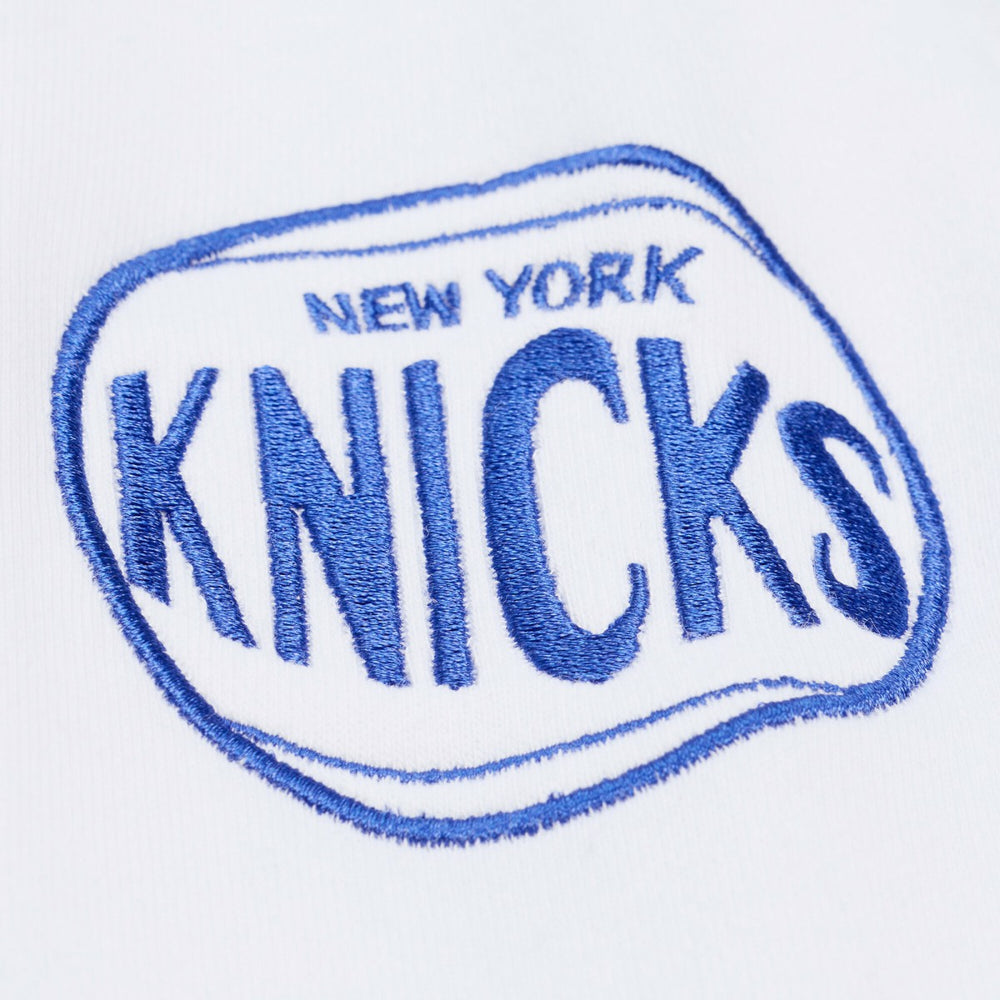New York Knicks Arctic Fleece Sweatshirt - White | Mitchell & Ness outlet
