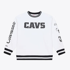 Cleveland Cavaliers Arctic Fleece Sweatshirt sale - White | Mitchell & Ness outlet