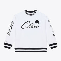 Boston Celtics Arctic Fleece Sweatshirt - White | Mitchell & Ness online