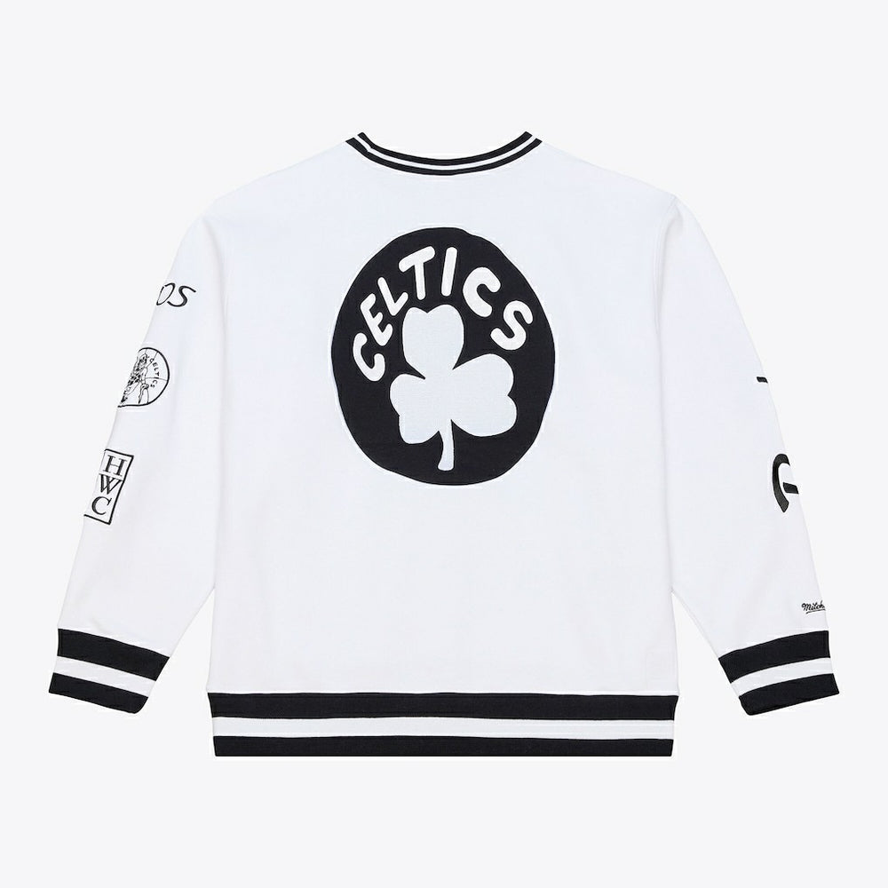 Boston Celtics Arctic Fleece Sweatshirt - White | Mitchell & Ness online