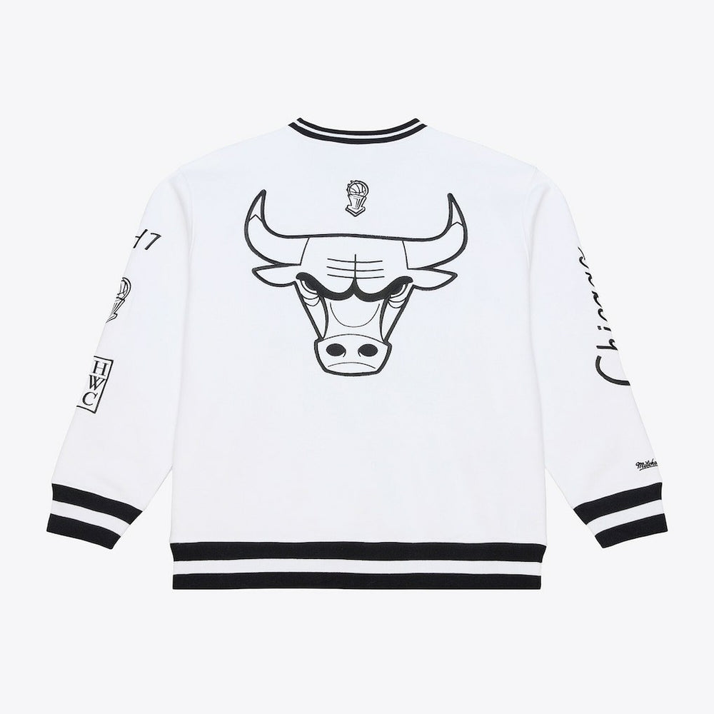 Chicago Bulls Hardwood Classics Arctic Fleece Sweatshirt - White | Mitchell & Ness shop