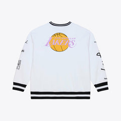 Los Angeles Lakers Arctic Fleece Sweatshirt - White | Mitchell & Ness cheap