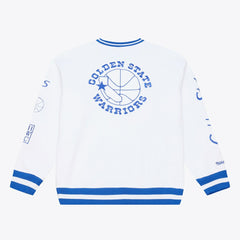 Golden State Warriors Arctic Fleece Sweatshirt sale - White | Mitchell & Ness shop