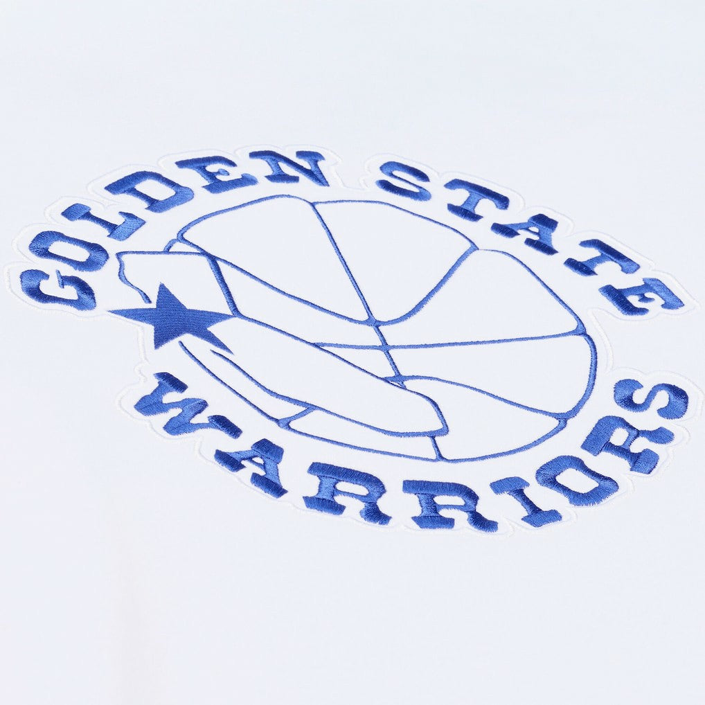 Golden State Warriors Arctic Fleece Sweatshirt sale - White | Mitchell & Ness shop