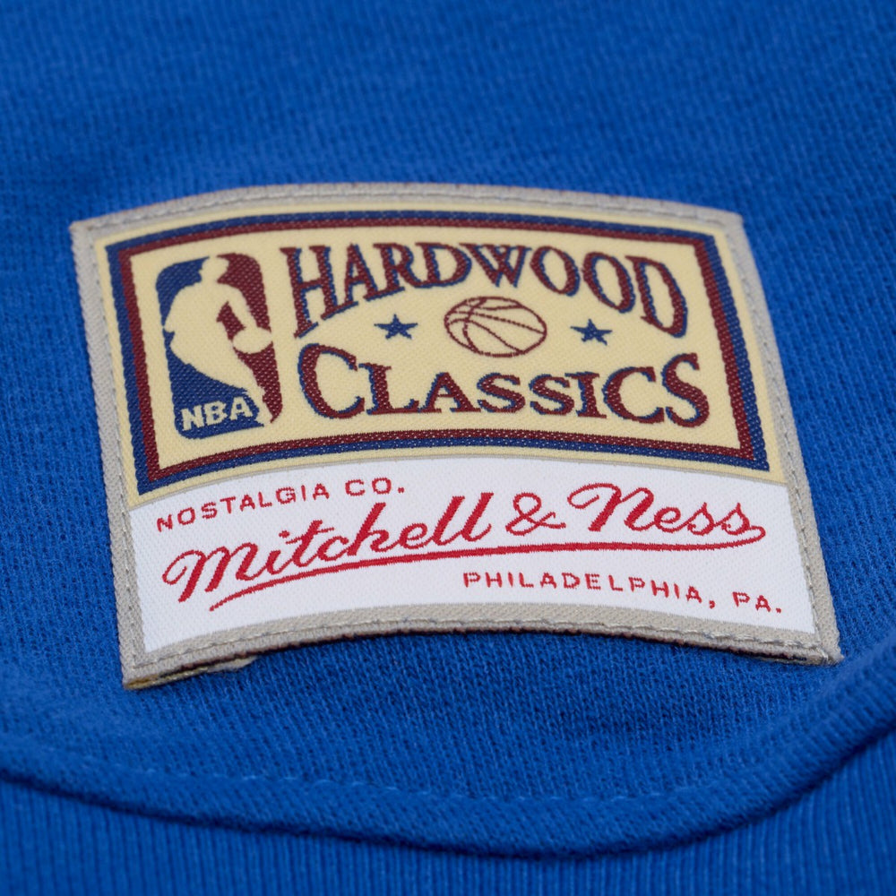 New York Knicks Women's Hardwood Classics Script Lightweight Sweatshirt - Royal | Mitchell & Ness sale
